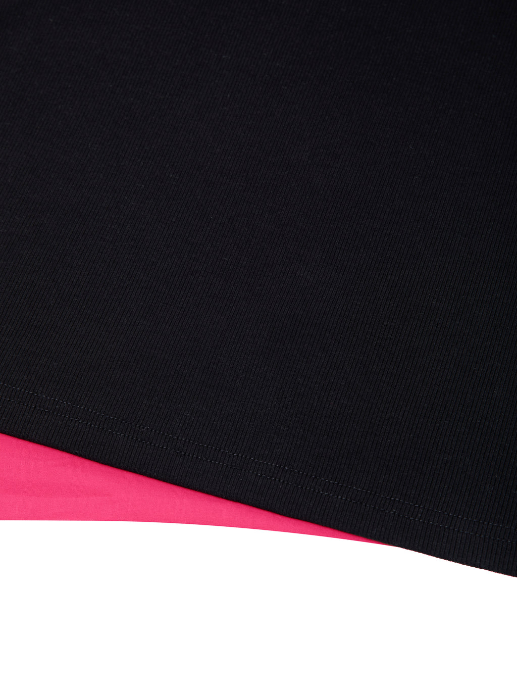 White slim fit boatneck T-shirt by ODMPOD displayed on a hanger, showcasing its soft fabric and modern style.
