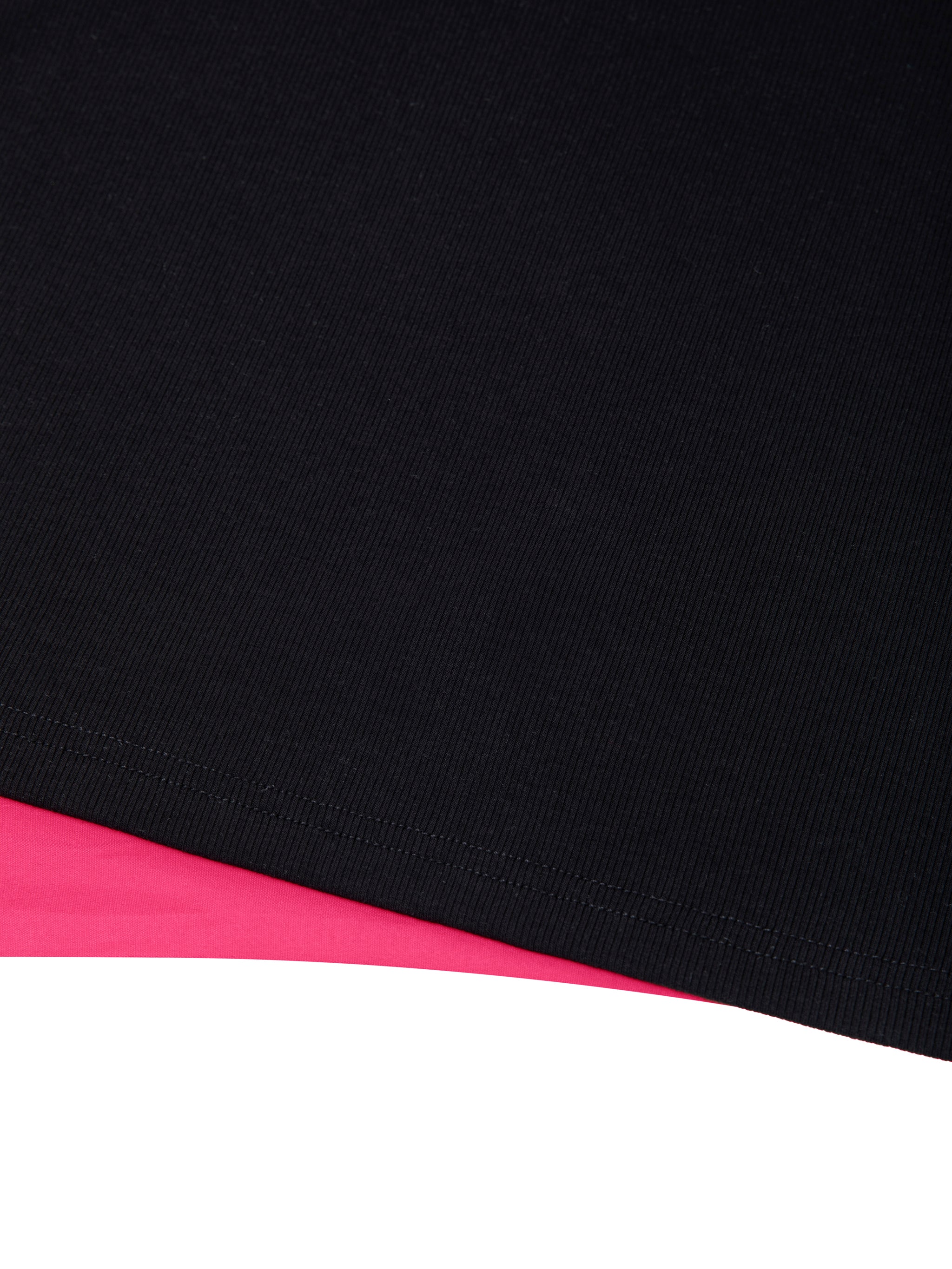 White slim fit boatneck T-shirt by ODMPOD displayed on a hanger, showcasing its soft fabric and modern style.