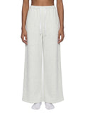 ODMPOD wide leg sweatpants shown in soft fabric with a relaxed fit and elastic waistband, perfect for casual wear.