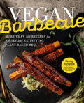 Vegan Barbecue book by Red Rice Books showing a colorful cover with grilled plant-based dishes and smoky barbecue imagery.